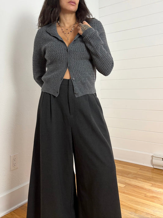 SAMSOE SAMSOE cable knit cardigan XS