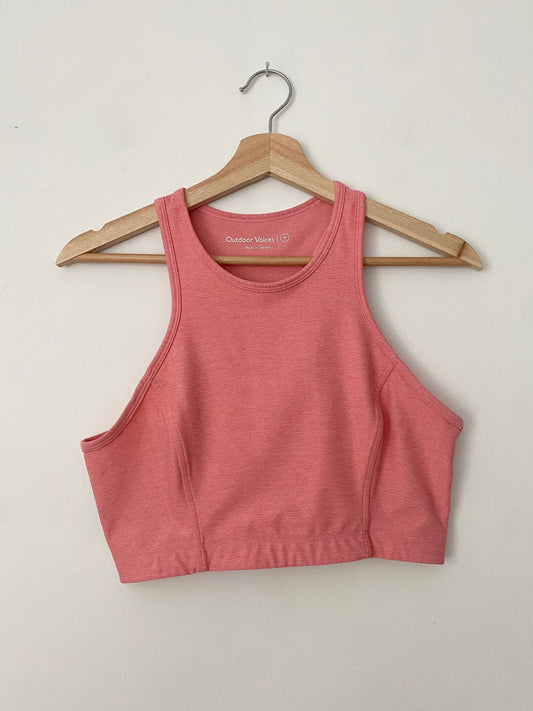 Soutien-gorge de sport corail Outdoor Voices Medium