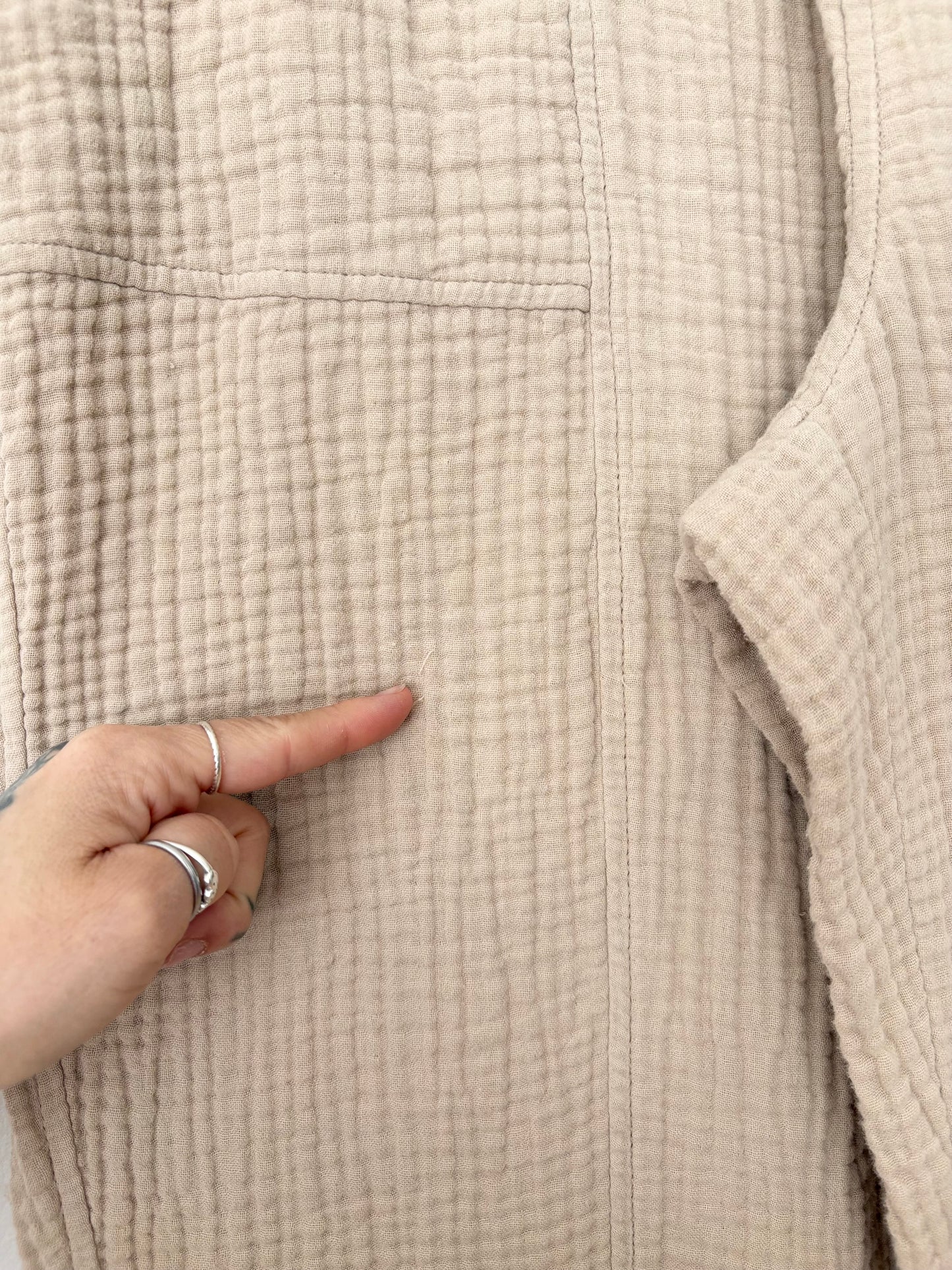 Pantalon en gaze à enfiler Lightspun Madewell Taille L