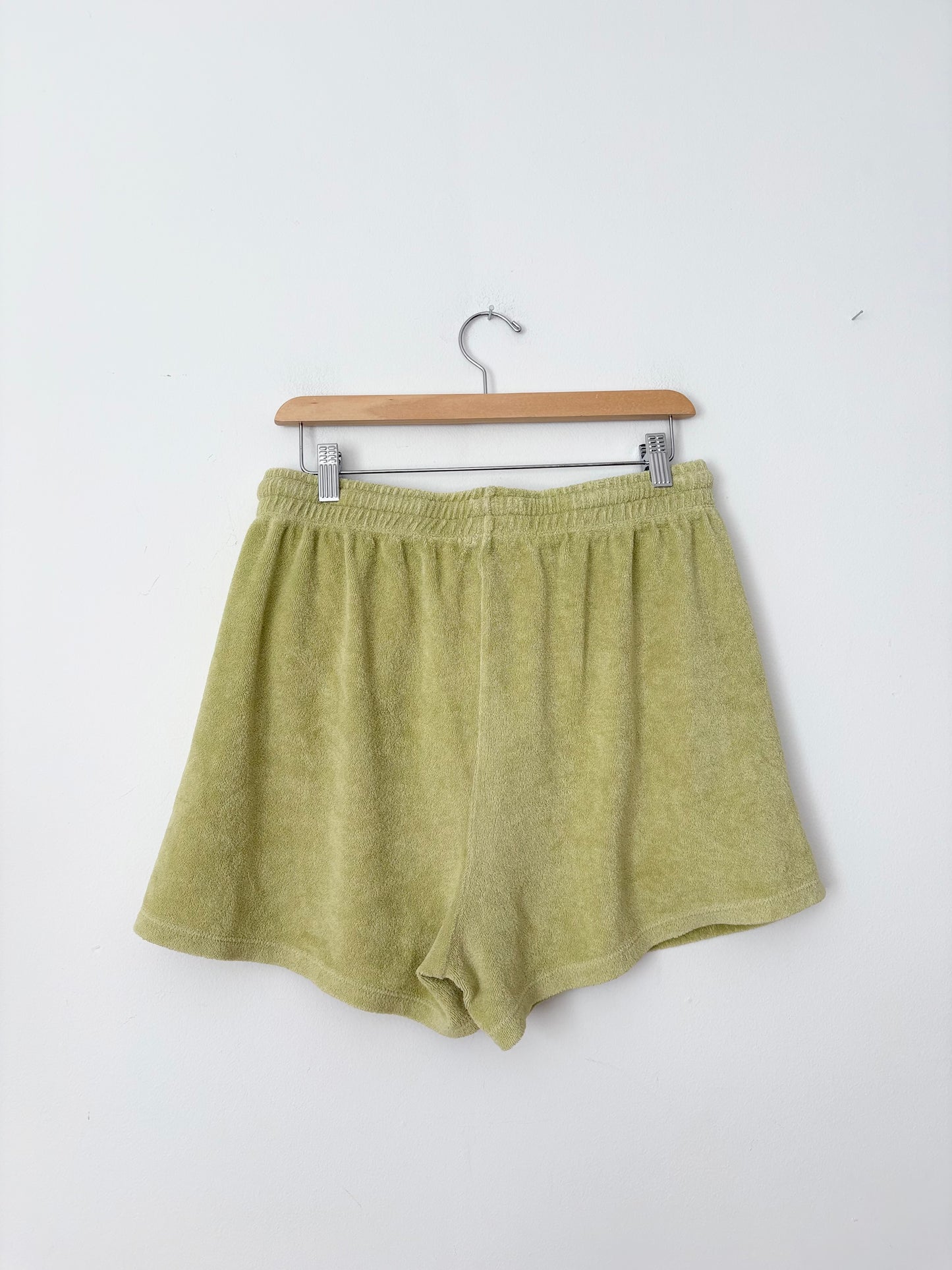 Donni terrycoth henley shorts Large