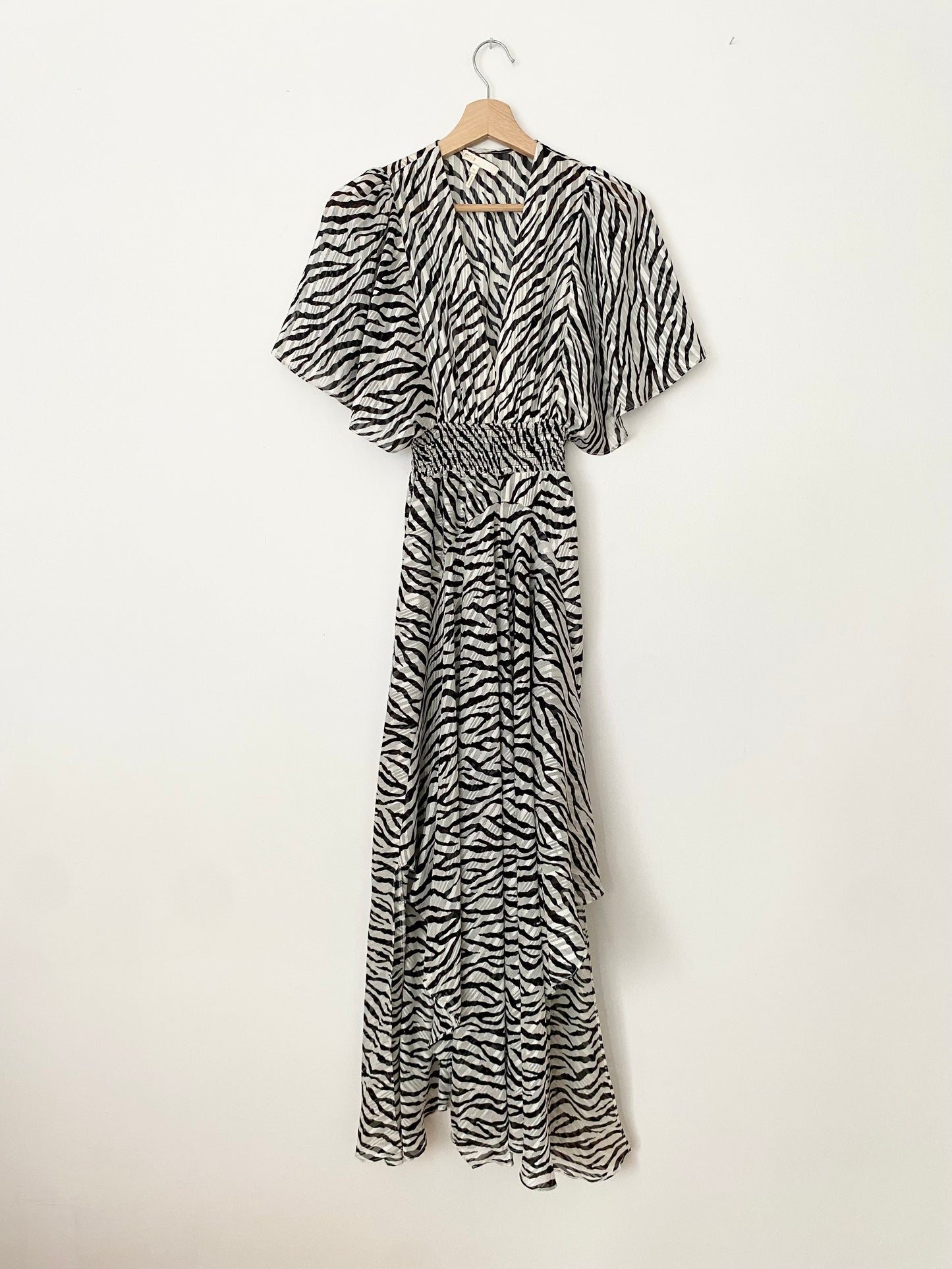 Maje zebra maxi dress XS/S