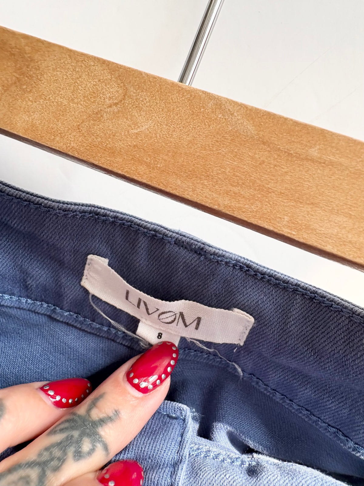 Pantalon en jean large Livom W28