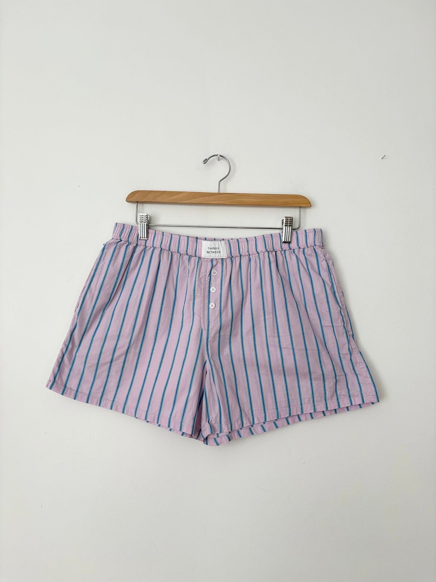 Short boyfriend rayé Things Between taille L