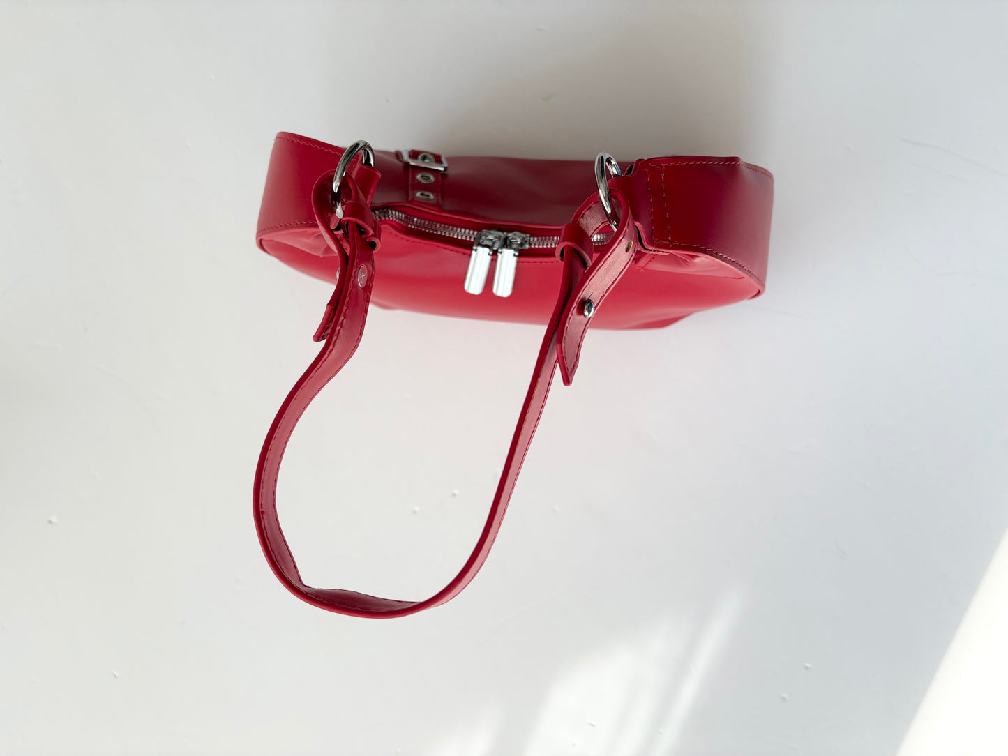 8 other reasons Delphine double buckle shoulder bag
