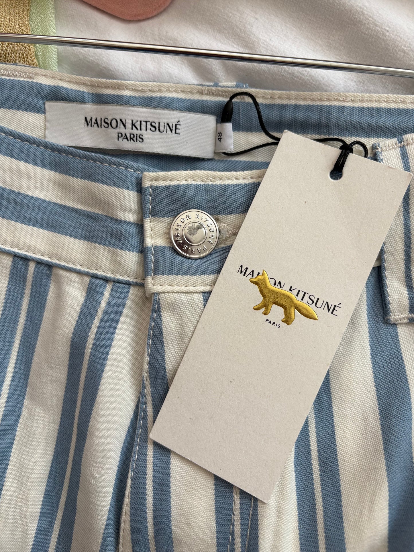 Maison Kitsuné stripe outdoor bermuda 2XL