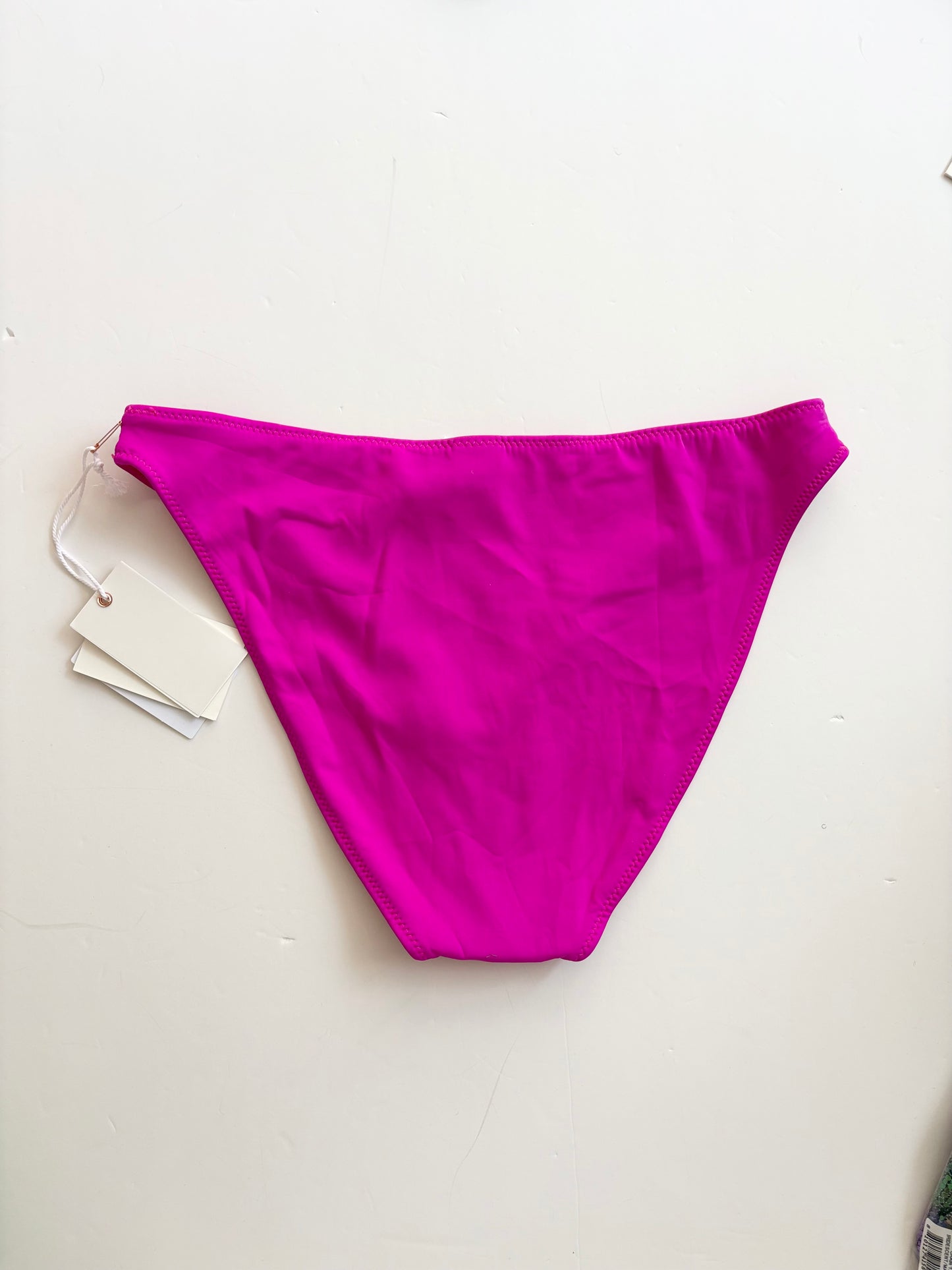 Bas de maillot de bain échancré fuchsia Good American Taille L